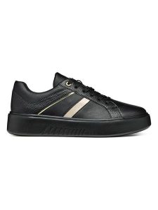 Geox Sneakersy "Nhenbus" w kolorze czarnym rozmiar: 41. Czarne trampki Geox, bez wzorów, bez zapięcia. Za 236,61 zł.