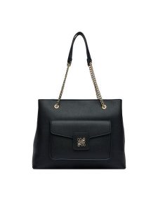 Nine West Torebka JH5831-NW Czarny. Czarne torebki klasyczne Nine West, bez wzorów, z materiału, bez dodatków. Za 269,99 zł.