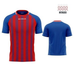 Givova Rugby Sports koszulka MA031, 100% poliester, XL. Czerwone bluzki Givova, xl, bez wzorów, z poliesteru, sportowe, bez kołnierzyka, bez ramiączek. Za 136,99 zł.