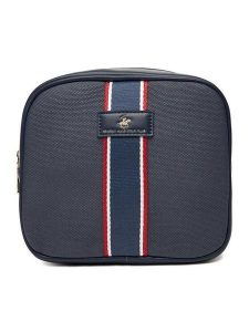 Beverly Hills Polo Club Kosmetyczka CEO-BHPC-W1-009-AW25 Granatowy. Niebieskie kosmetyczki Beverly Hills Polo Club, bez wzorów, z materiału. Za 79,99 zł.