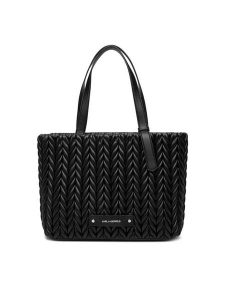 KARL LAGERFELD Torebka A4W30071 Czarny. Czarne torebki klasyczne KARL LAGERFELD, bez wzorów, ze skóry, bez dodatków. Za 689,99 zł.