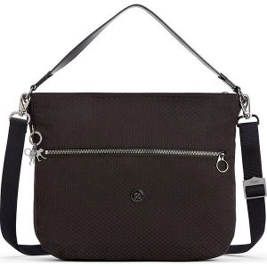Torebka "Fenna" w kolorze czarnym - 39,5 x 29 x 8,9 cm. Torebki klasyczne marki Kipling. W wyprzedaży za 214,95 zł.