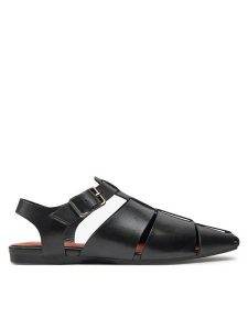 Vagabond Shoemakers Sandały Wioletta 5501-101-20 Czarny. Czarne sandały Vagabond Shoemakers, bez wzorów, ze skóry, bez obcasa, na płaskiej podeszwie, bez zapięcia. Za 339,99 zł.
