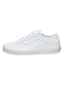 Vans Sneakersy "Old Skool" w kolorze brzoskwiniowo-błękitnym rozmiar: 36. Niebieskie trampki Vans, bez wzorów, bez zapięcia. Za 160,26 zł.