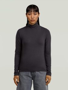 G-Star Koszulka w kolorze czarnym rozmiar: XS. Czarne bluzki G-Star, xs, bez wzorów, retro, bez kołnierzyka, bez ramiączek. Za 120,45 zł.