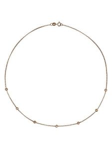 Maison héritage PARIS Złoty naszyjnik z diamentami - dł 40 cm rozmiar: onesize. Żółte naszyjniki Maison héritage PARIS, z diamentem, złote. Za 2 174,99 zł.