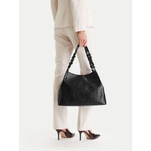 Torebka Just Cavalli. Czarne torebki klasyczne Just Cavalli, bez wzorów, bez dodatków. Za 627,99 zł.