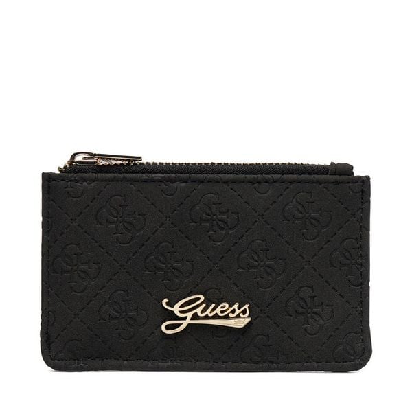 Bilonówka Guess. Czarne portfele Guess, z aplikacjami. Za 134,99 zł.