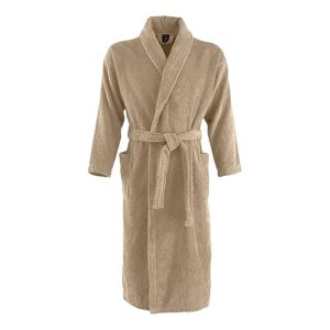 Szlafrok Pałacowy Unisex Dla Dorosłych. Niebieskie szlafroki SOL'S, l, z aplikacjami, z bawełny, bez kaptura. Za 313,99 zł.
