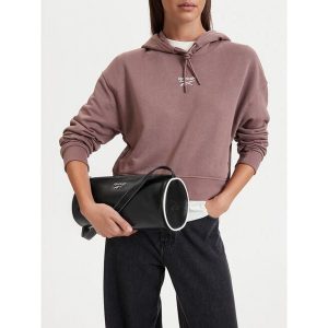 Torebka Reebok. Czarne torebki klasyczne Reebok, bez wzorów, bez dodatków. Za 129,99 zł.