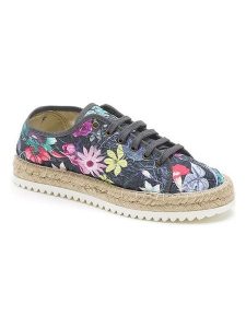 Natural world Espadryle w kolorze antracytowym rozmiar: 37. Czarne espadryle Natural World, bez wzorów, bez obcasa. Za 104,99 zł.