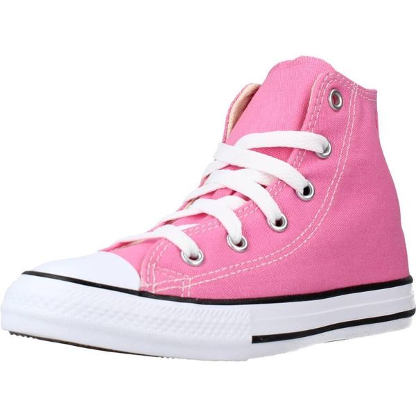 Buty CONVERSE YTHS CT ALLSTAR HI Rose. Czerwone trampki Converse, bez wzorów, z tkaniny, bez zapięcia. Za 226,99 zł.