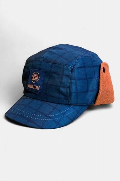 Czapka typu „trapper” dla dorosłych, unisex, z podszewką z polaru – Baltic Net. Niebieskie czapki AFTER ESSENTIALS, bez wzorów, z polaru, militarne. Za 88,00 zł.