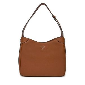 Torebka Guess. Brązowe torebki klasyczne Guess, z aplikacjami, bez dodatków. Za 349,99 zł.