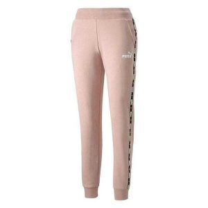 Spodnie Do Joggingu Damskie Power Tape. Czerwone spodnie dresowe Puma, bez wzorów. Za 208,99 zł.