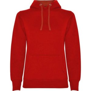 Bluza Z Kapturem Z Polibawełny Dla Kobiet. Czerwone bluzy ROLY, l, bez wzorów, z kapturem. Za 97,99 zł.