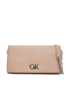 Calvin Klein Torebka Ck Mini Chain Bag K60K612806 Różowy. Czerwone torebki wieczorowe Calvin Klein, bez wzorów, ze skóry, bez dodatków. Za 269,99 zł.