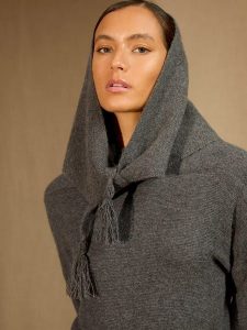 Perfect Cashmere Kaszmirowy szal "Condeixa" w kolorze szarym - 103 x 49 cm rozmiar: onesize. Szare szaliki Perfect Cashmere, bez wzorów, z kaszmiru. Za 217,99 zł.