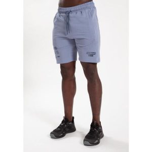 Lopez Szorty tonewash Niebieski. Niebieskie szorty GORILLA WEAR, bez wzorów. Za 209,00 zł.