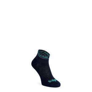 Skarpety biegowe damskie Bridgedale Trail Run Ultralight Zero Merino Sport Low. Niebieskie skarpetki Bridgedale, bez wzorów. Za 76,99 zł.