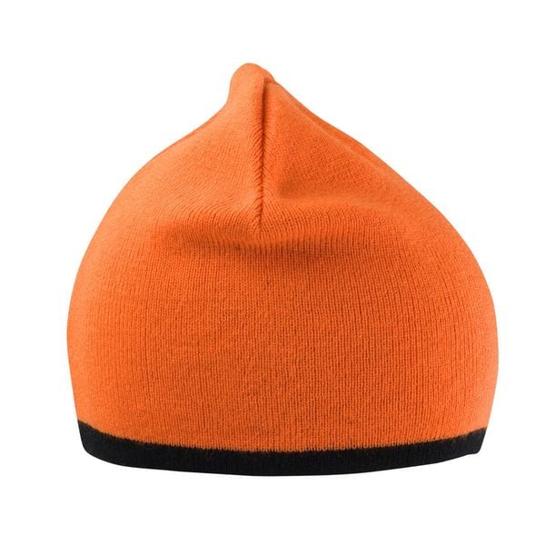 Czapka Bez Mankietów Soft Touch. Czarne czapki RESULT WINTER ESSENTIALS, bez wzorów, z dzianiny. Za 22,99 zł.