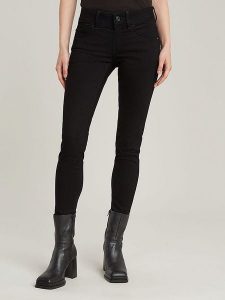 G-Star Dżinsy - Skinny fit - w kolorze czarnym rozmiar: W31/L30. Czarne jeansy G-Star, z aplikacjami. Za 234,97 zł.