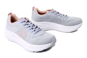 Rieker W4101-41 grey, półbuty damskie. Szare półbuty Rieker, na lato, bez wzorów, bez obcasa, bez zapięcia. Za 399,90 zł.