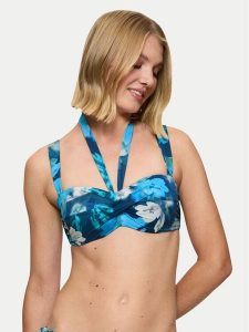 Triumph Góra od bikini Summer Fleur 10222298 Niebieski. Niebieskie bikini Triumph, bez wzorów, z syntetyku. Za 136,90 zł.