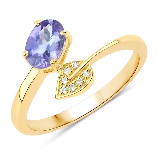 Rafaela Donata Pierścionek Srebro wysokiej próby Żółte złoto Pierścionki 1 ct Damski. Żółte pierścionki Rafaela Donata, z tanzanitem, pozłacane. Za 609,99 zł.