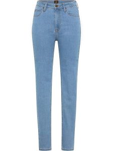 Lee Dżinsy "Scarlett" - Skinny fit - w kolorze błękitnym rozmiar: W29/L31. Niebieskie jeansy Lee, z aplikacjami, z bawełny, z podwyższonym stanem. Za 144,92 zł.