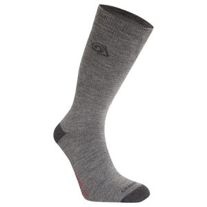 Odporne Na Owady Skarpety Do Butów Dla Dorosłych Unisex Wool Blend. Szare skarpetki Craghoppers, bez wzorów. Za 84,99 zł.