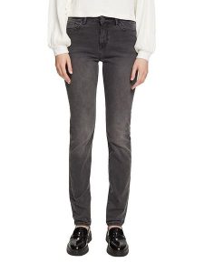 ESPRIT Dżinsy - Slim fit - w kolorze antracytowym rozmiar: W27/L32. Czarne jeansy ESPRIT, bez wzorów. Za 52,67 zł.