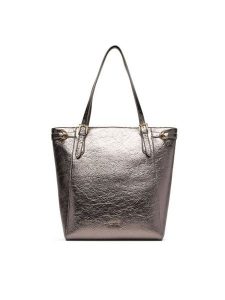 JENNY Torebka C-JNY-M-020-08 Srebrny. Szare shopper bag Jenny, bez wzorów, z materiału, bez dodatków. Za 159,99 zł.