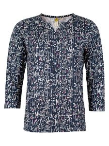 Roadsign Bluzka w kolorze granatowo-białym rozmiar: M. Białe bluzki Roadsign, m, bez wzorów, z wiskozy, bez kołnierzyka, bez ramiączek. Za 56,99 zł.