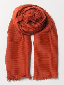 Becksöndergaard Szal w kolorze rdzawobrązowym - 200 x 120 cm rozmiar: onesize. Brązowe szaliki Becksöndergaard, bez wzorów, z tkaniny. Za 108,74 zł.