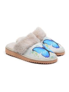 Goby Kapcie w kolorze beżowo-niebieskim rozmiar: 38. Brązowe kapcie Goby, bez wzorów, z materiału. Za 129,45 zł.