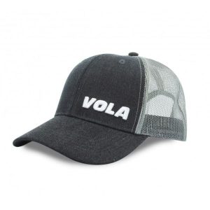 Czapka Vola Classic. Szare czapki VOLA, bez wzorów, z materiału, eleganckie. Za 144,50 zł.