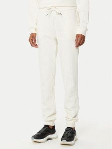 Armani Exchange Spodnie dresowe 8NYPLG YJE5Z 1130 Beżowy Regular Fit. Brązowe spodnie dresowe Armani Exchange, s, bez wzorów, z bawełny. Za 269,99 zł.