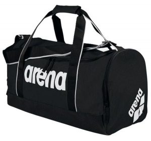 Torba sportowa na basen Arena Spiky 2 Small 25l. Czarne torby podróżne i sportowe Arena, bez wzorów, z materiału, na ramię. Za 141,98 zł.