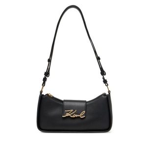 Torebka KARL LAGERFELD. Czarne torebki klasyczne KARL LAGERFELD, bez wzorów, bez dodatków. Za 659,99 zł.