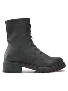 Clara Barson Trapery WS5600-09 Czarny. Czarne buty zimowe Clara Barson, ze skóry, bez obcasa, bez zapięcia. Za 159,99 zł.