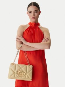 LOVE MOSCHINO Torebka JC4041PP1OLC0129 Beżowy. Brązowe torebki klasyczne LOVE MOSCHINO, bez wzorów, ze skóry, bez dodatków. Za 683,99 zł.