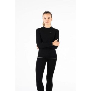 Koszulka termoaktywna damska Woolona Life bezszwowa Merino z długim rękawem. Fioletowe bluzki WOOLONA, s, bez wzorów, sportowe, bez kołnierzyka, bez ramiączek. W wyprzedaży za 297,00 zł.