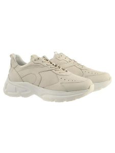 Högl Skórzane sneakersy w kolorze kremowym rozmiar: 38. Brązowe trampki HÖGL, bez wzorów, bez zapięcia. Za 355,78 zł.