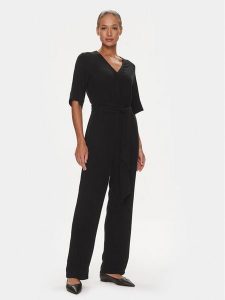 Selected Femme Kombinezon 16089065 Czarny Regular Fit. Czarne sukienki Selected Femme, bez wzorów, z wiskozy, bez kołnierzyka, bez ramiączek. Za 609,99 zł.