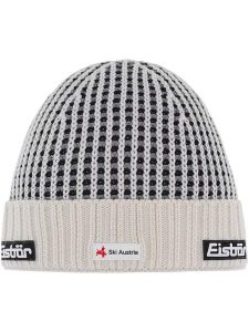 Eisbär Czapka "Flow" w kolorze czarno-kremowo-szarym rozmiar: onesize. Brązowe czapki Eisbar, bez wzorów, z wełny. Za 144,92 zł.