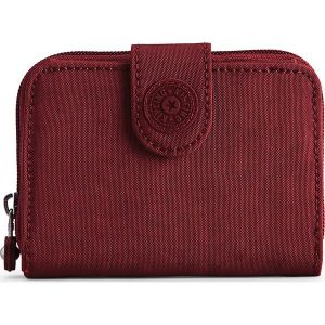 Portfel "New Money" w kolorzde czerwonym - 12,5 x 9,5 x 3 cm. Portfele marki Kipling. W wyprzedaży za 64,95 zł.