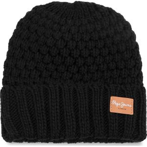 Czapka PEPE JEANS - Elma Hat PL040269 Black 999. Czapki marki Pepe Jeans. W wyprzedaży za 109,00 zł.