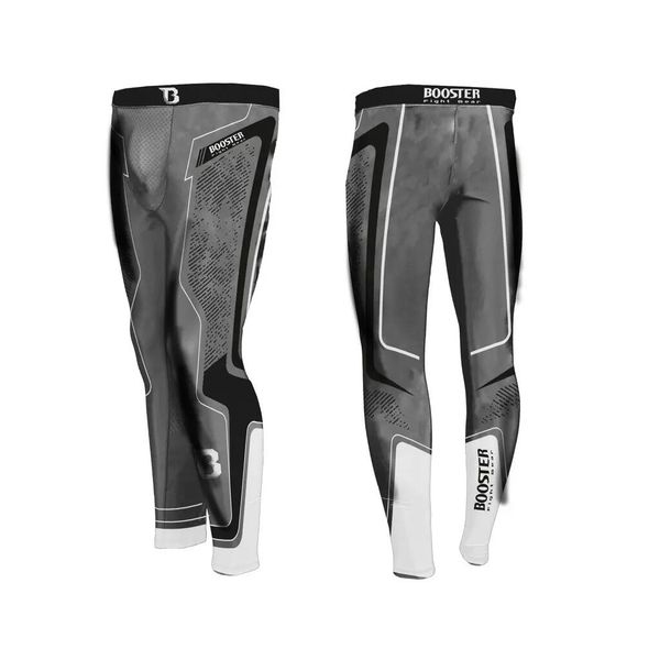 Legginsy Booster Fight Gear Delta. Szare legginsy BOOSTER FIGHT GEAR, bez wzorów, z materiału. Za 298,00 zł.