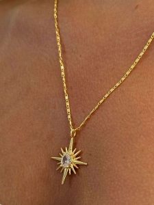 Lodie Silver Naszyjnik z zawieszką - dł. 50 cm rozmiar: onesize. Szare naszyjniki Lodie Silver, z cyrkonią, z mosiądzu. Za 43,99 zł.